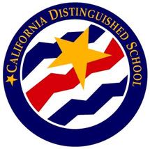 Text Reads: California Distinguished School